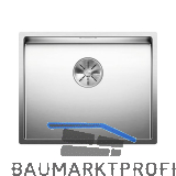 BLANCO Unterbau-Sp�le Claron 500-U Edelstahl