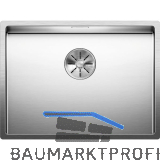 BLANCO Unterbau-Sp�le Claron 550-U Edelstahl