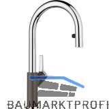 BLANCO K�chenarmatur Carena-S Vario 521359 druckfest Felsgrau/Chrom