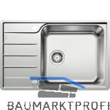 BLANCO Einbausp�le Lemis XL 6 S-IF Compact Edelstahl mit AF, reversibel