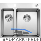 BLANCO 2D-Sp�le Andano 340/180-IF/A mit Push Control Edelstahl