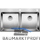 BLANCO 2D-Sp�le Andano 400/400-IF/A mit Push Control Edelstahl