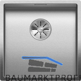 BLANCO 2D-Sp�le Claron 400-IF Edelstahl Durinox�