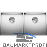 BLANCO 2D-Sp�le Claron 400/400-IF Edelstahl Seidenglanz