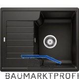 BLANCO Einbausp�le Zia 40 S Schwarz, reversibel