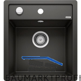 BLANCO fl�chenb�ndige Sp�le Dalago 45-F, Schwarz