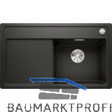BLANCO fl�chenb�ndige Sp�le Zenar 45 S-F Schwarz, Tropfteil links