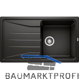 BLANCO Einbausp�le Sona 5 S Schwarz, reversibel