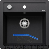 BLANCO fl�chenb�ndige Sp�le Dalago 5-F, Schwarz