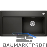 BLANCO fl�chenb�ndige Sp�le Zenar 5 S-F Schwarz, Tropfteil links