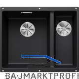 BLANCO Unterbau-Sp�le Subline 340/160-U Restebecken rechts, Schwarz