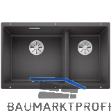 BLANCO Unterbau-Sp�le Subline 430/270-U, Felsgrau