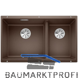 BLANCO Unterbau-Sp�le Subline 430/270-U, Cafe