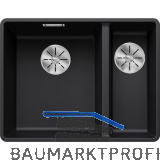 BLANCO fl�chenb�ndige Sp�le Subline 340/160-F, Schwarz