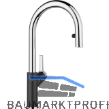 BLANCO K�chenarmatur Carena-S Vario 526172 druckfest Silgranitschwarz/Chrom