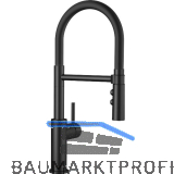 BLANCO K�chenarmatur Catris-S Flexo 525793 druckfest Schwarz matt