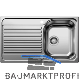 SOLIDO Einbausp�le Tipo 45 S Edelstahl naturfinish, mit Ablauffernbedienung