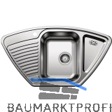 BLANCO Eck-Einbausp�le Tipo 9 E Edelstahl