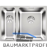 BLANCO 2D-Sp�le Solis 340/180-IF Becken rechts Edelstahl