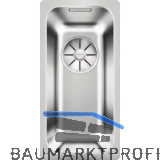 BLANCO Unterbau-Sp�le Solis 180-U Edelstahl