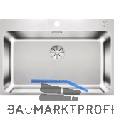 BLANCO 2D-Sp�le Solis 700-IF/A mit Armaturenbank Edelstahl