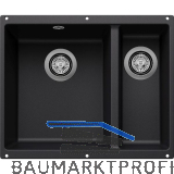 BLANCO Unterbau-Sp�le Rotan 340-160-U, Schwarz