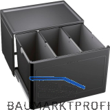 BLANCO Abfallsammler Botton Pro 60/3 Automatic KB 600 mm anthrazit