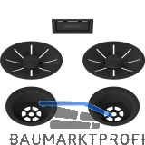 BLANCO Doppel Ab-und �berlaufset Black Edition