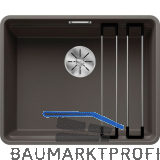 BLANCO fl�chenb�ndige Sp�le Etagon 500-F Vulkangrau