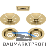 BLANCO Doppel Ab-und �berlaufset Satin Gold