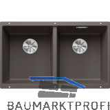 BLANCO Unterbau-Sp�le Subline 350/350-U, Vulkangrau