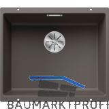 BLANCO Unterbau-Sp�le Subline 500-U, Vulkangrau