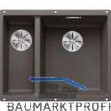 BLANCO Unterbau-Sp�le Subline 340/160-U Restebecken links, Vulkangrau