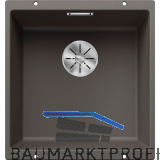 BLANCO Unterbau-Sp�le Subline 400-U, Vulkangrau