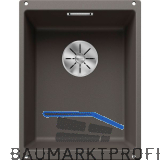 BLANCO Unterbau-Sp�le Subline 320-U, Vulkangrau