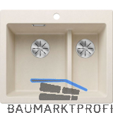 BLANCO Einbausp�le Pleon 6 Split ohne Drehknopfgarnitur, Softwei�