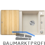 BLANCO fl�chenb�ndige Sp�le Axia III 5 S-F Softwei� inkl. Esche Schneidbrett