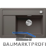 BLANCO Einbausp�le Zenar XL 6 S Compact Vulkangrau, Tropfteil links