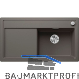 BLANCO Einbausp�le Zenar 5 S Vulkangrau, Tropfteil links