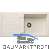 BLANCO Einbausp�le Metra XL 6 S Softwei� mit Drehknopfgarnitur, reversibel