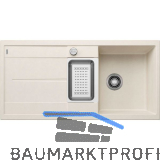 BLANCO Einbausp�le Metra 6 S Softwei� mit Drehknopfgarnitur, reversibel