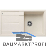 BLANCO Einbausp�le Metra 5 S Softwei� mit Drehknopfgarnitur, reversibel