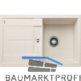 BLANCO Einbausp�le Metra 45 S mit Drehknopfgarnitur Softwei�, reversibel