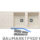 BLANCO Einbausp�le Zia 8 S ohne Drehknopf Softwei�, reversibel