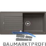 BLANCO Einbausp�le Zia XL 6 S Vulkangrau mit Drehknopfgarnitur, reversibel