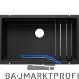 BLANCO Sp�le Etagon 700-U for Coloured Components, Schwarz