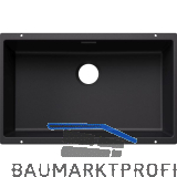 BLANCO Sp�le Subline 700-U for Coloured Components, Schwarz