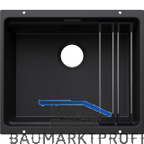 BLANCO Sp�le Etagon 500-U for Coloured Components, Schwarz