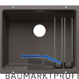 BLANCO Sp�le Etagon 500-U for Coloured Components, Vulkangrau