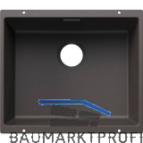 BLANCO Sp�le Subline 500-U for Coloured Components, Felsgrau